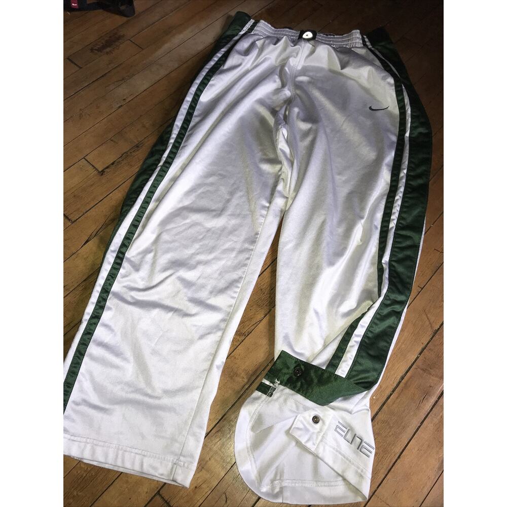Michigan State Spartans Nike Elite Team XL Basketball Warm Up Pants‎ White